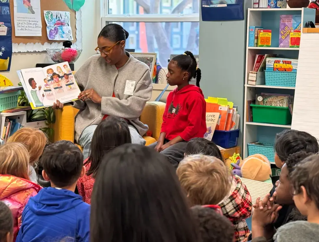 Parent_reading_in_1st_Grade_BlackHistory_Month